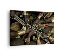 Impression sur Toile 70x50cm Tableaux Image Photo Ethiopie Rituel Tribu