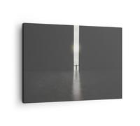 Impression sur Toile 70x50cm Tableaux Image Photo Portail Homme Lumière