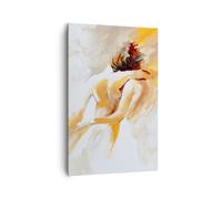 Impression sur Toile 80x120cm Tableaux Caractère l'amitié l'amour le mariage
