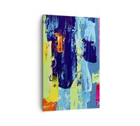 Impression sur Toile 80x120cm Tableaux Image Abstraction conception graphiques