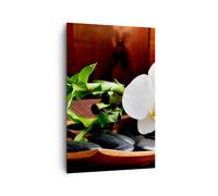 Impression sur Toile 80x120cm Tableaux Image Bambou beauté décoration fleur