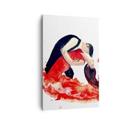 Impression sur Toile 80x120cm Tableaux Image Danse clubbing activités fille
