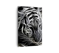Impression sur Toile 80x120cm Tableaux Image Photo abstraction moderne