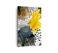 Impression sur Toile 80x120cm Tableaux Image Photo Abstraction Motifs Taches