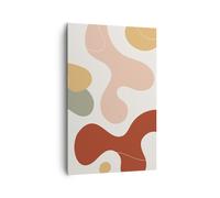 Impression sur Toile 80x120cm Tableaux Image Photo Abstraction Taches Moderne