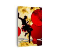 Impression sur Toile 80x120cm Tableaux Image Photo Afrique femme danseuse désert