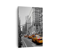 Impression sur Toile 80x120cm Tableaux Image Photo Amérique New York City rue