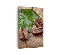 Impression sur Toile 80x120cm Tableaux Image Photo Arôme café plante graine