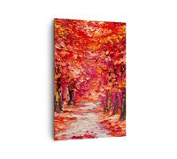 Impression sur Toile 80x120cm Tableaux Image Photo Automne Parc Avenue