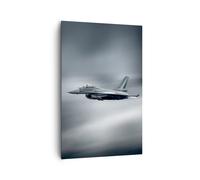 Impression sur Toile 80x120cm Tableaux Image Photo avion ciel vol Art Decoration