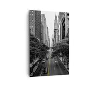 Impression sur Toile 80x120cm Tableaux Image Photo Broadway New York Decoration