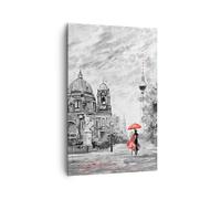 Impression sur Toile 80x120cm Tableaux Image Photo Cathédrale Berlin Amoureux