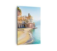 Impression sur Toile 80x120cm Tableaux Image Photo Côte Amalfi Italie Decoration
