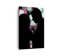 Impression sur Toile 80x120cm Tableaux Image Photo Couple amour relation