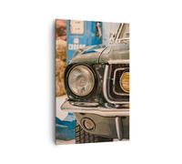 Impression sur Toile 80x120cm Tableaux Image Photo Couverture Ford Mustang