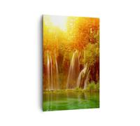 Impression sur Toile 80x120cm Tableaux Image Photo Croatie parc national cascade