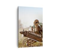 Impression sur Toile 80x120cm Tableaux Image Photo Enfance Avion Jouet