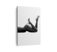 Impression sur Toile 80x120cm Tableaux Image Photo Femme Nu Pose Art Decoration