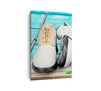 Impression sur Toile 80x120cm Tableaux Image Photo golf balle herbe sports