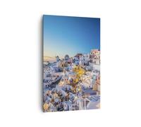 Impression sur Toile 80x120cm Tableaux Image Photo Grèce île été Art Decoration