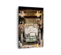 Impression sur Toile 80x120cm Tableaux Image Photo Historique Voiture Garage