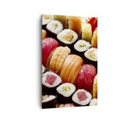 Impression sur Toile 80x120cm Tableaux Image Photo Japon asie sushi poisson
