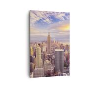 Impression sur Toile 80x120cm Tableaux Image Photo La ville de New York
