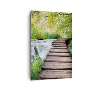 Impression sur Toile 80x120cm Tableaux Image Photo Parc national nature cailloux