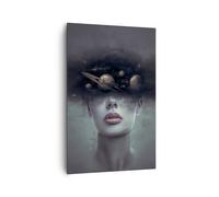 Impression sur Toile 80x120cm Tableaux Image Photo Quinoa Femme Visage
