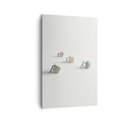 Impression sur Toile 80x120cm Tableaux Image Photo Symbole Boule Cube Decoration