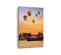 Impression sur Toile 80x120cm Tableaux Image Photo temple asie Art Decoration