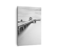 Impression sur Toile 80x120cm Tableaux Image Photo Thaïlande baie plage pont