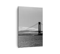 Impression sur Toile 80x120cm Tableaux Image Photo Usa golden gate bridge