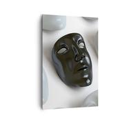 Impression sur Toile 80x120cm Tableaux Image Photo Venise masque acteur théâtre