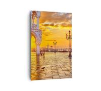 Impression sur Toile 80x120cm Tableaux Image Photo Venise ville Art Decoration