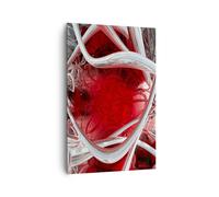 Impression sur Toile 80x120cm Tableaux Image Résumé composition graphiques 3d