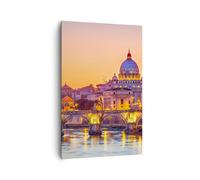 Impression sur Toile 80x120cm Tableaux Image Rome Italie basilique histoire