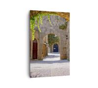 Impression sur Toile 80x120cm Tableaux Image Rue histoire architecture monument