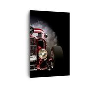 Impression sur Toile 80x120cm Tableaux Image Voiture classique rétro sports