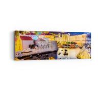 Impression sur Toile 90x30cm Tableaux Croatie Dubrovnik vieille ville forteresse