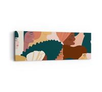 Impression sur Toile 90x30cm Tableaux Image Femmes Multiculturalisme Moderne