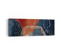 Impression sur Toile 90x30cm Tableaux Image Les couleurs les formes la géométrie