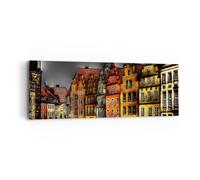 Impression sur Toile 90x30cm Tableaux Image maisons monuments historiques