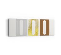 Impression sur Toile 90x30cm Tableaux Image Ovale Tapis Roulant Abstraction