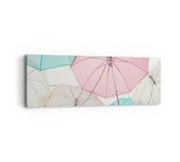 Impression sur Toile 90x30cm Tableaux Image Parapluies Ampoule improvisation