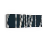 Impression sur Toile 90x30cm Tableaux Image Photo Abstraction Artistique Créatif