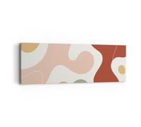 Impression sur Toile 90x30cm Tableaux Image Photo Abstraction Taches Moderne