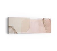 Impression sur Toile 90x30cm Tableaux Image Photo Abstrait Moderne Pastel