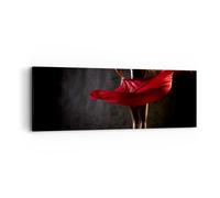 Impression sur Toile 90x30cm Tableaux Image Photo Beauté corps danseuse fille