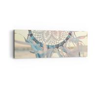 Impression sur Toile 90x30cm Tableaux Image Photo Boho Ornement Pendentif